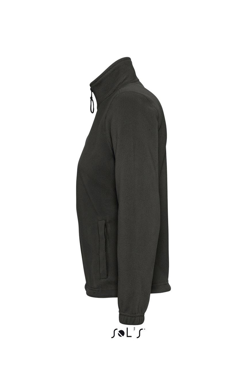 SOL'S NORTH WOMEN - ZIPPED FLEECE JACKET - Black - Additional