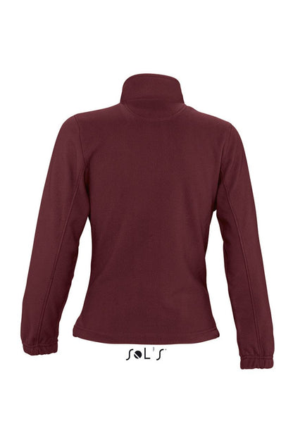SOL'S NORTH WOMEN - ZIPPED FLEECE JACKET - Burgundy - Additional