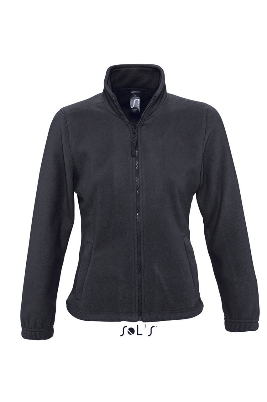 SOL'S NORTH WOMEN - ZIPPED FLEECE JACKET - Charcoal Grey - Main