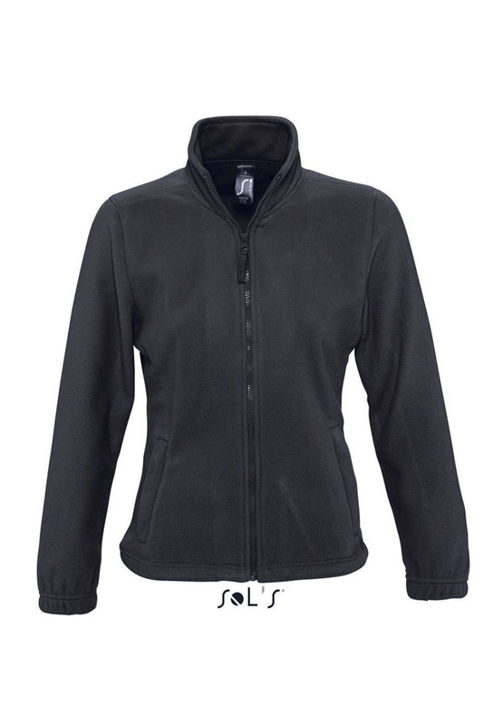 SOL'S NORTH WOMEN - ZIPPED FLEECE JACKET - Charcoal Grey - Main