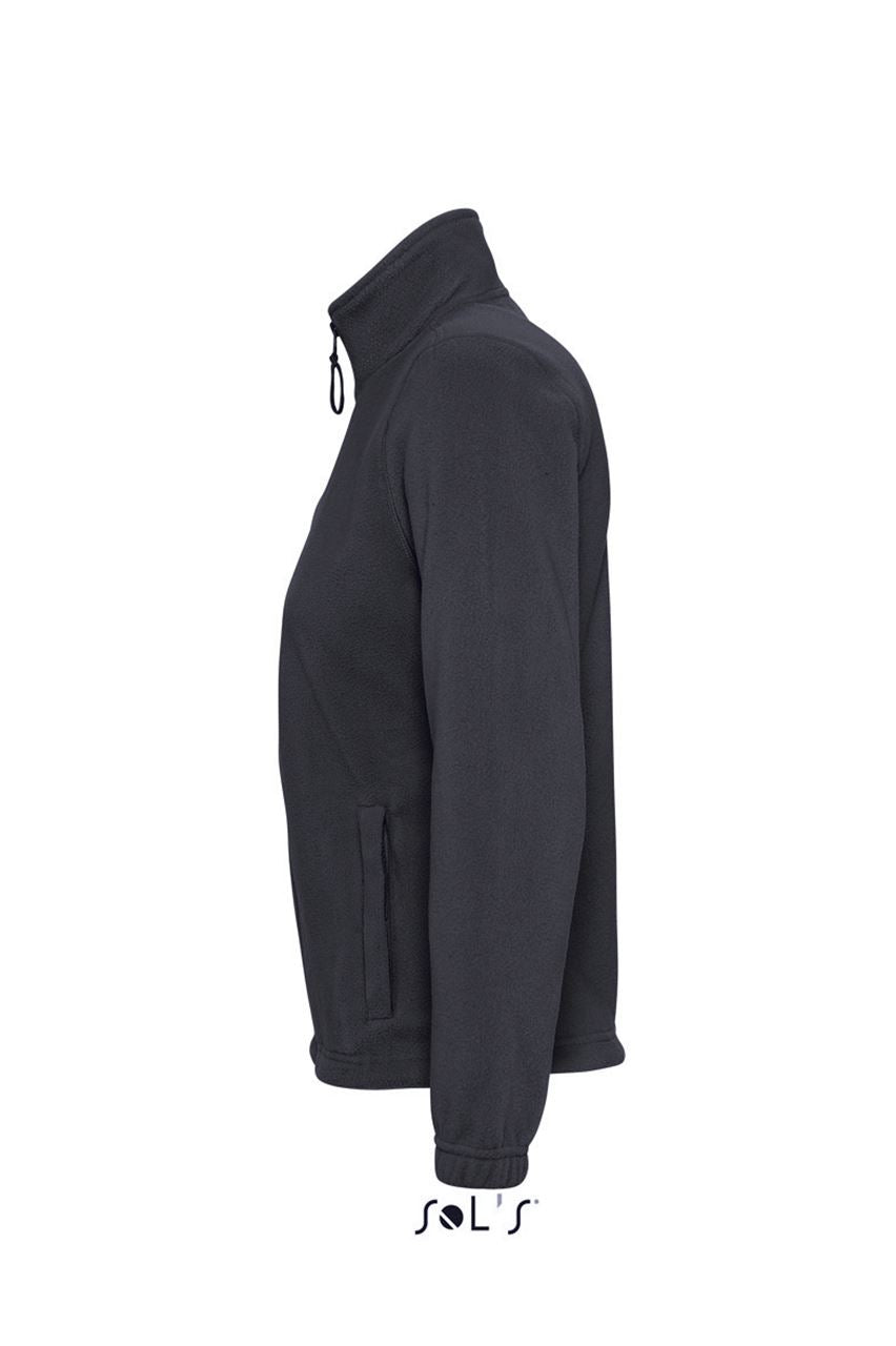 SOL'S NORTH WOMEN - ZIPPED FLEECE JACKET - Charcoal Grey - Additional