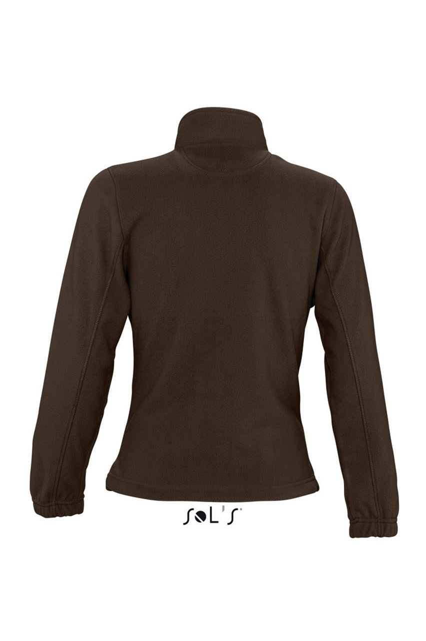 SOL'S NORTH WOMEN - ZIPPED FLEECE JACKET - Dark Chocolate - Additional