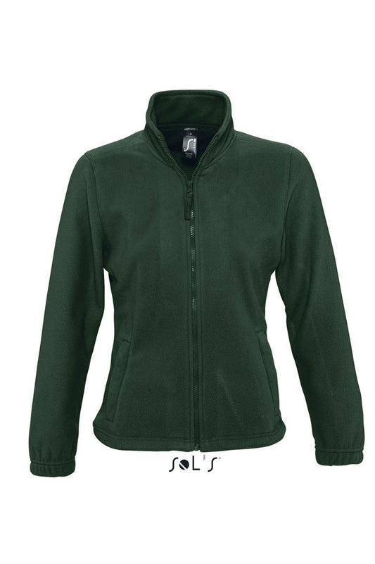 SOL'S NORTH WOMEN - ZIPPED FLEECE JACKET - Fir Green - Main