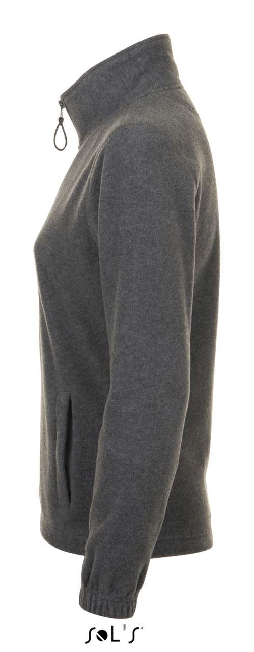 SOL'S NORTH WOMEN - ZIPPED FLEECE JACKET - Grey Melange - Additional