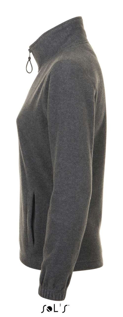 SOL'S NORTH WOMEN - ZIPPED FLEECE JACKET - Grey Melange - Additional