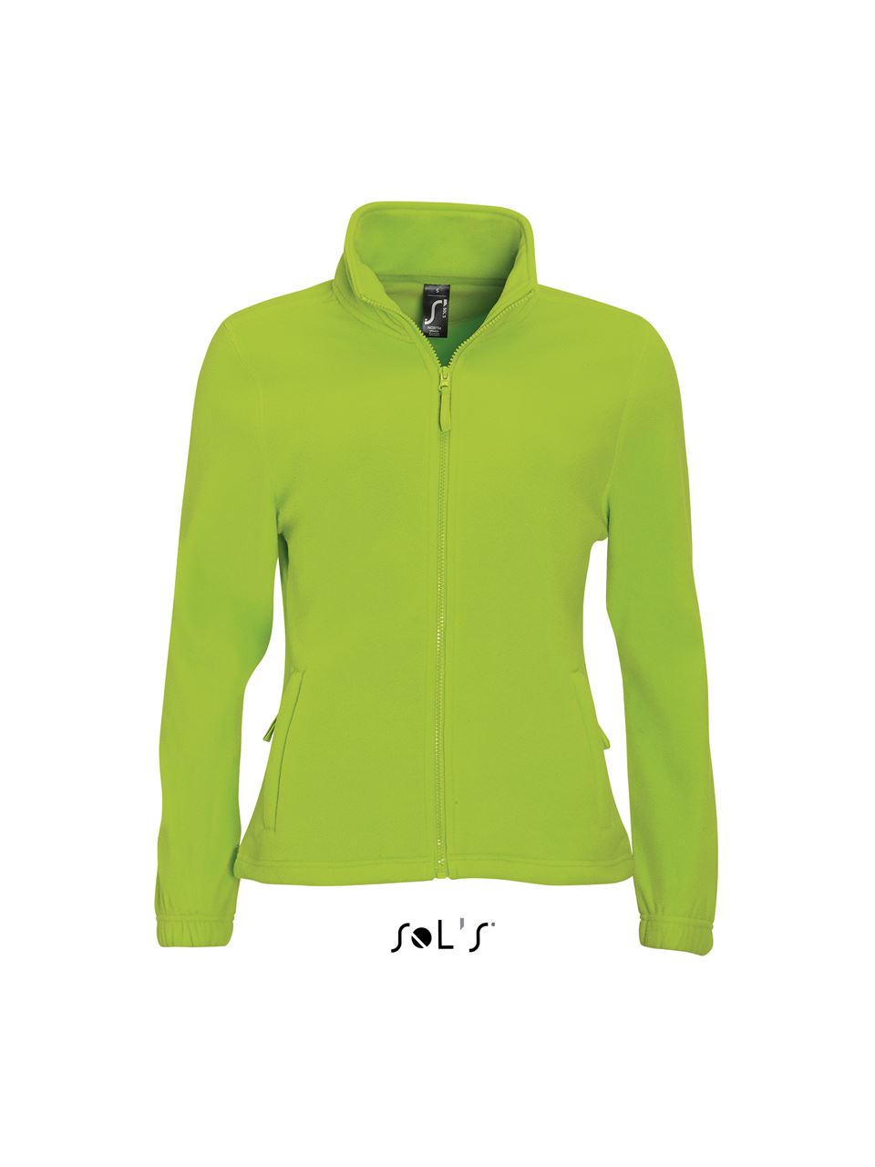 SOL'S NORTH WOMEN - ZIPPED FLEECE JACKET - Lime - Main