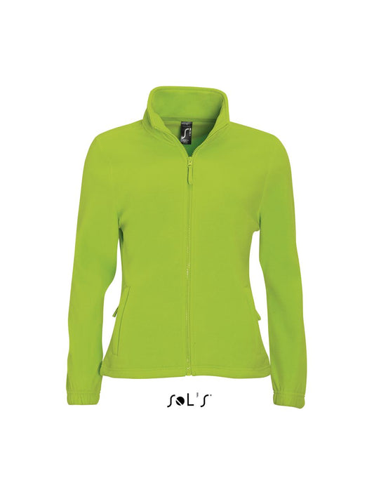 SOL'S NORTH WOMEN - ZIPPED FLEECE JACKET - Lime - Main