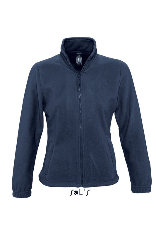SOL'S NORTH WOMEN - ZIPPED FLEECE JACKET - Navy - Main