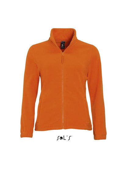 SOL'S NORTH WOMEN - ZIPPED FLEECE JACKET - Orange - Main