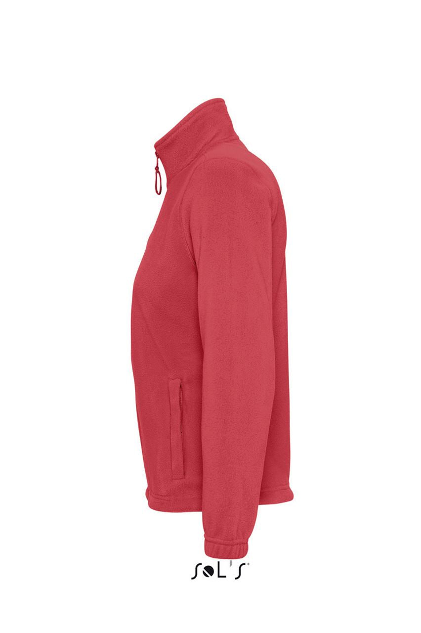 SOL'S NORTH WOMEN - ZIPPED FLEECE JACKET - Red - Additional