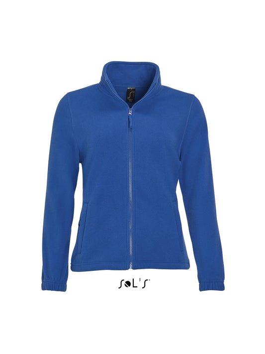 SOL'S NORTH WOMEN - ZIPPED FLEECE JACKET - Royal Blue - Main