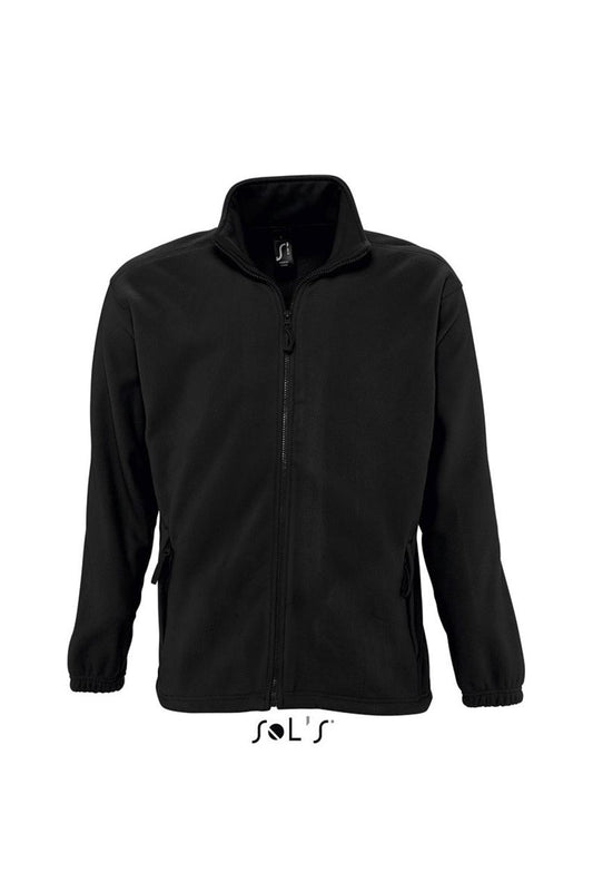 SOL'S NORTH MEN - ZIPPED FLEECE JACKET - Black - Main