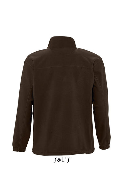SOL'S NORTH MEN - ZIPPED FLEECE JACKET - Dark Chocolate - Additional