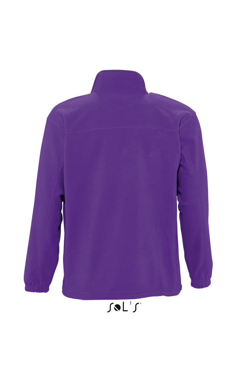 SOL'S NORTH MEN - ZIPPED FLEECE JACKET - Dark Purple - Additional