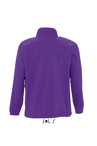 SOL'S NORTH MEN - ZIPPED FLEECE JACKET - Dark Purple - Additional