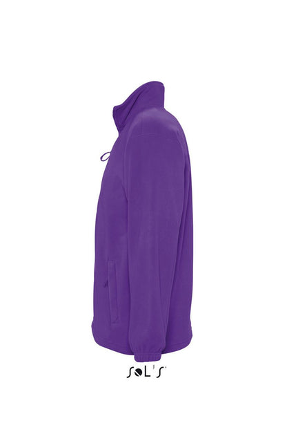SOL'S NORTH MEN - ZIPPED FLEECE JACKET - Dark Purple - Additional
