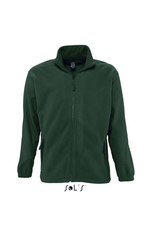 SOL'S NORTH MEN - ZIPPED FLEECE JACKET - Fir Green - Main