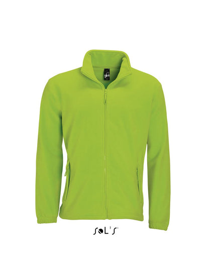 SOL'S NORTH MEN - ZIPPED FLEECE JACKET - Lime - Main