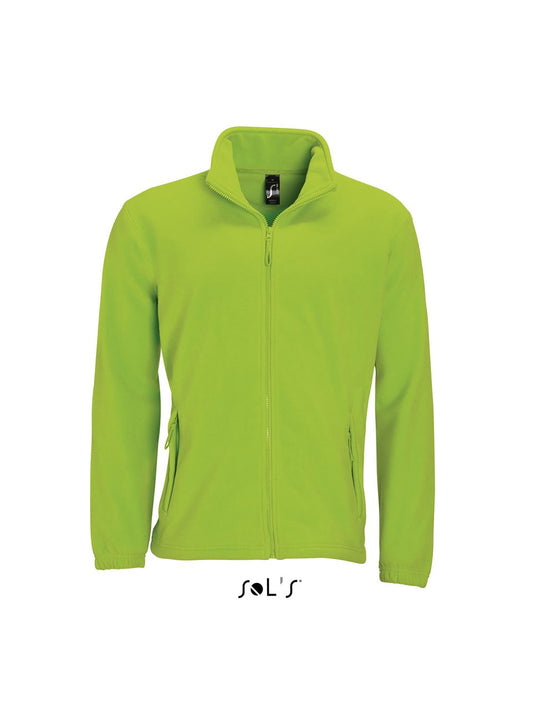 SOL'S NORTH MEN - ZIPPED FLEECE JACKET - Lime - Main
