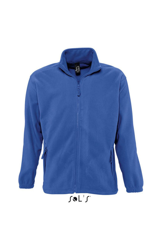 SOL'S NORTH MEN - ZIPPED FLEECE JACKET - Royal Blue - Main