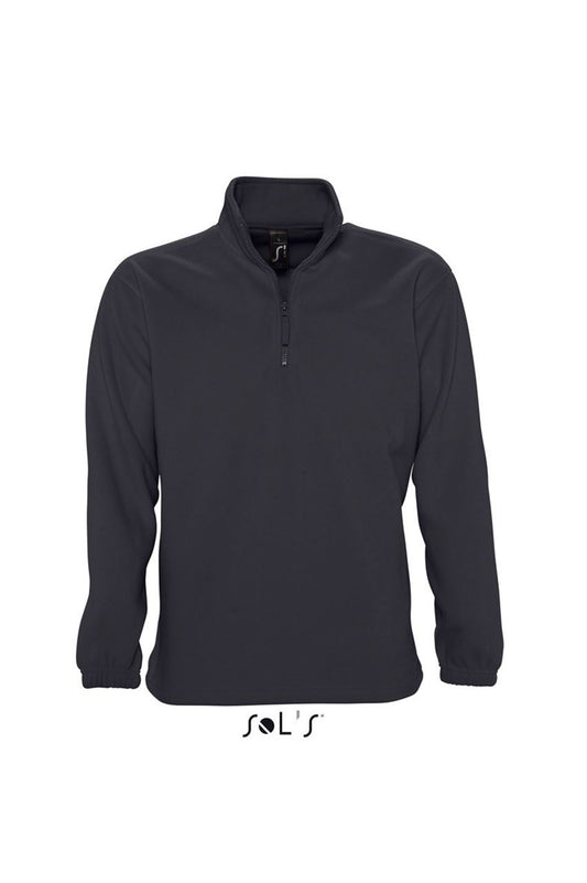 SOL'S NESS - FLEECE 1/4 ZIP SWEATSHIRT - Charcoal Grey - Main