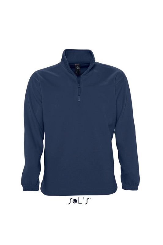 SOL'S NESS - FLEECE 1/4 ZIP SWEATSHIRT - Navy - Main