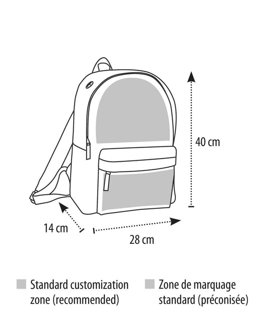 SOL'S RIDER - 600D POLYESTER RUCKSACK