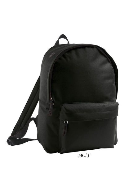 SOL'S RIDER - 600D POLYESTER RUCKSACK - Black - Main