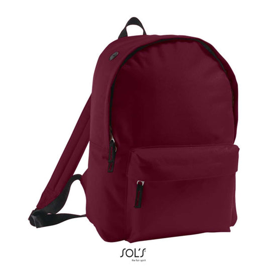 SOL'S RIDER - 600D POLYESTER RUCKSACK - Burgundy - Main