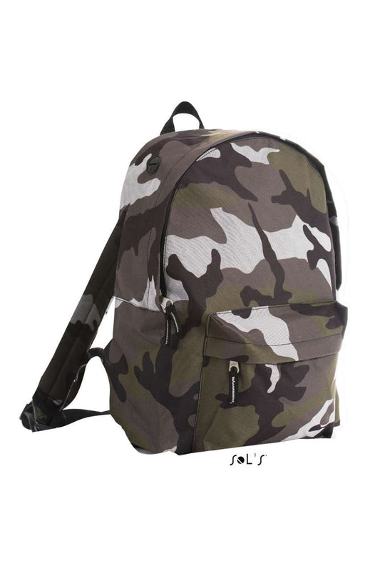 SOL'S RIDER - 600D POLYESTER RUCKSACK - Camo - Main