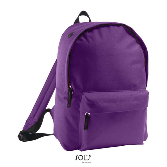 SOL'S RIDER - 600D POLYESTER RUCKSACK - Dark Purple - Main