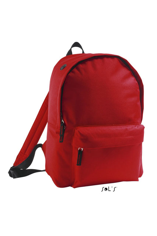 SOL'S RIDER - 600D POLYESTER RUCKSACK - Red - Main
