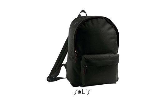 SOL'S RIDER KIDS' - 600D POLYESTER RUCKSACK - Black - colorimageurl