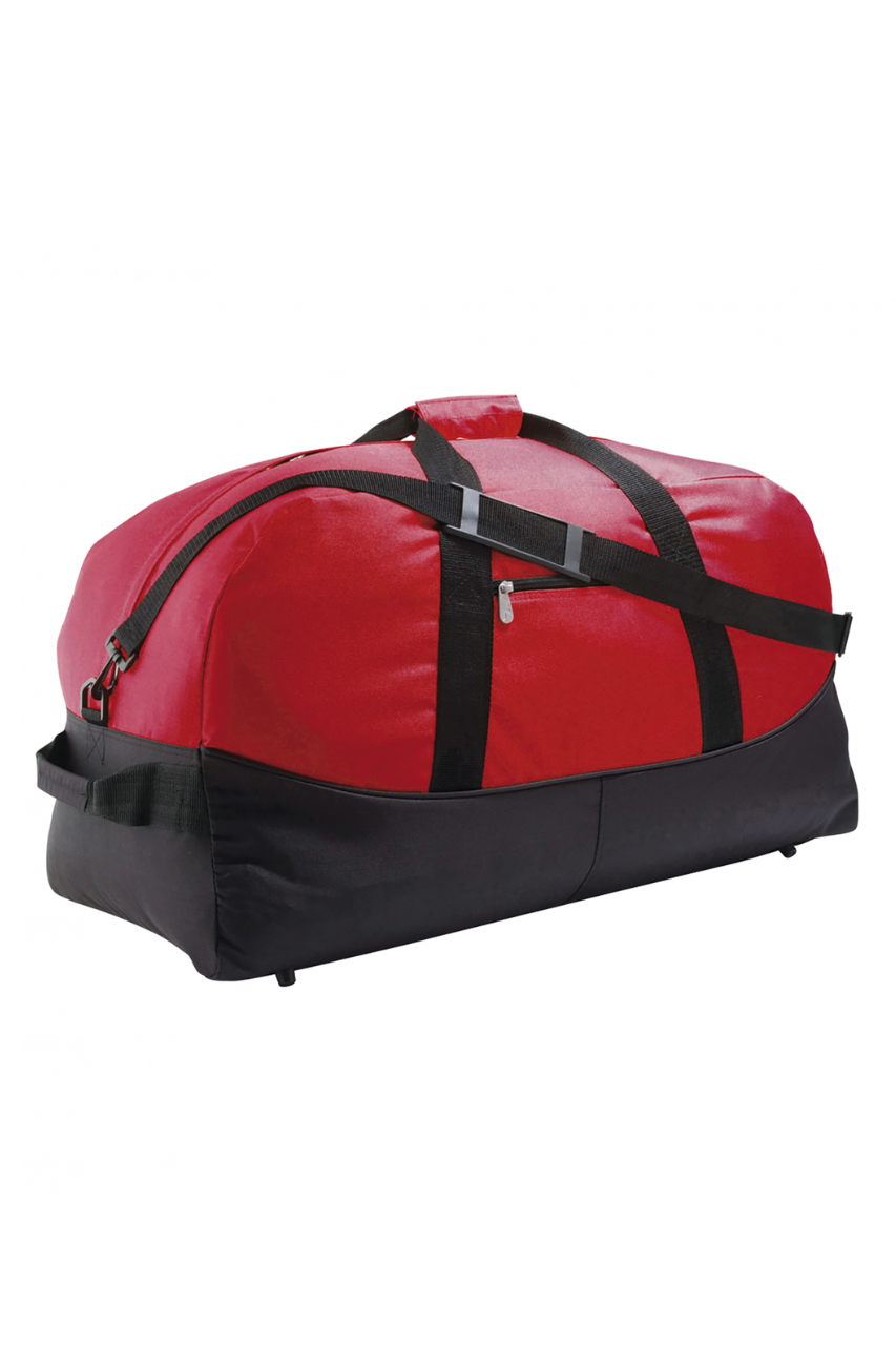 SOL'S STADIUM 65 - TWO COLOUR 600D POLYESTER TRAVEL/SPORTS BAG - Black - Model