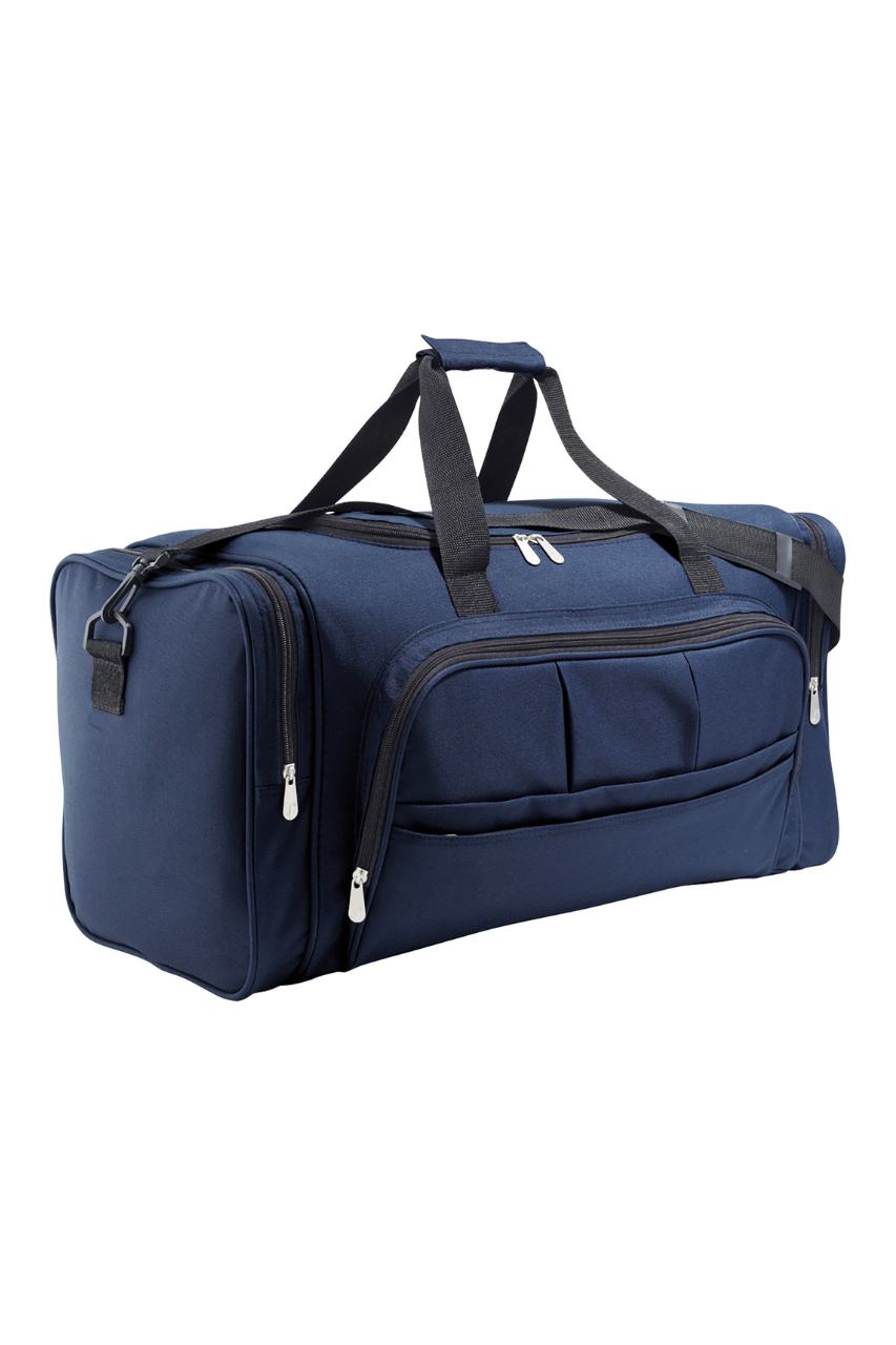 SOL'S WEEK-END - 600D POLYESTER MULTI-POCKET TRAVEL BAG - Red - Model