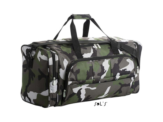 SOL'S WEEK-END - 600D POLYESTER MULTI-POCKET TRAVEL BAG - Camo - Main