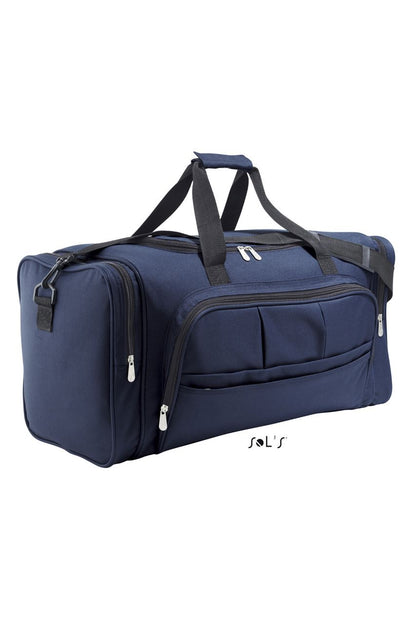 SOL'S WEEK-END - 600D POLYESTER MULTI-POCKET TRAVEL BAG - French Navy - Main