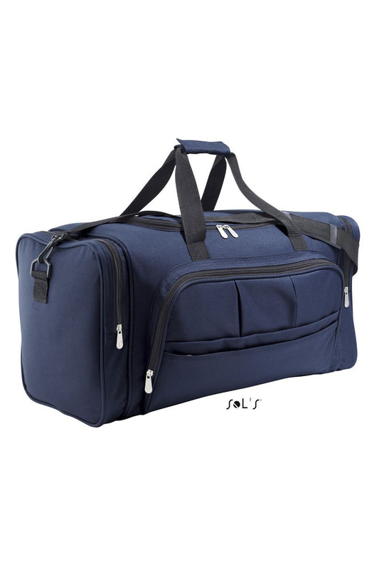 SOL'S WEEK-END - 600D POLYESTER MULTI-POCKET TRAVEL BAG - French Navy - Main