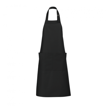 SOL'S GALA - LONG APRON WITH POCKETS - Black - Additional