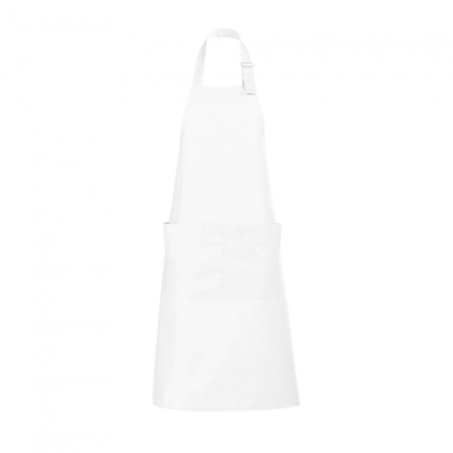 SOL'S GALA - LONG APRON WITH POCKETS - White - Additional