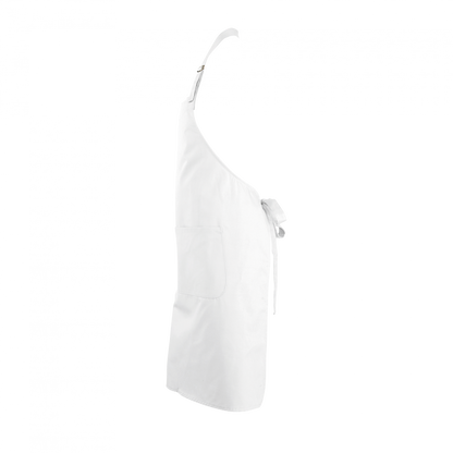 SOL'S GALA - LONG APRON WITH POCKETS - White - Additional