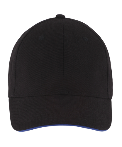 SOL'S BUFFALO - SIX PANEL CAP - Black/Royal - Main