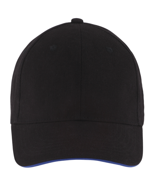 SOL'S BUFFALO - SIX PANEL CAP - Black/Royal - Main