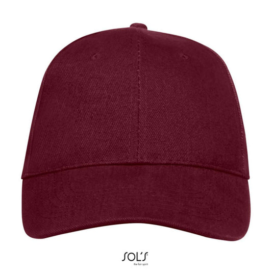 SOL'S BUFFALO - SIX PANEL CAP - Burgundy - Main