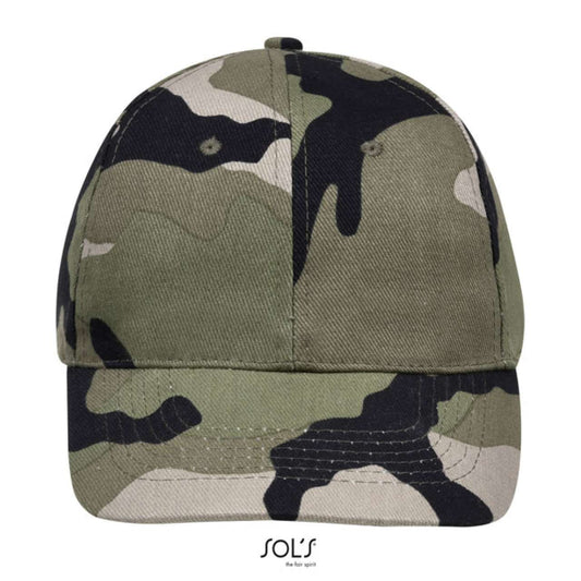 SOL'S BUFFALO - SIX PANEL CAP - Camo - Main