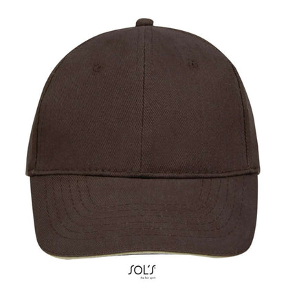 SOL'S BUFFALO - SIX PANEL CAP - Chocolate/Beige - Additional