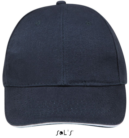 SOL'S BUFFALO - SIX PANEL CAP - French Navy/White - Main