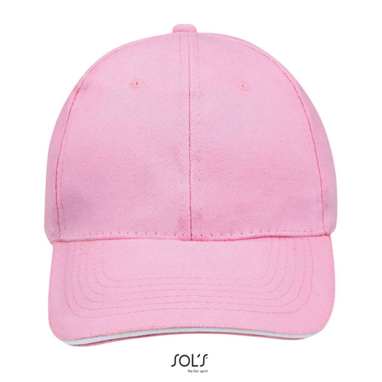 SOL'S BUFFALO - SIX PANEL CAP - Pink/White - Additional