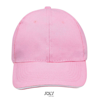 SOL'S BUFFALO - SIX PANEL CAP - Pink/White - Additional