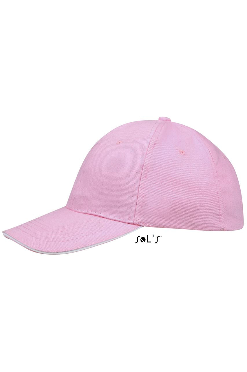 SOL'S BUFFALO - SIX PANEL CAP - Pink/White - Additional